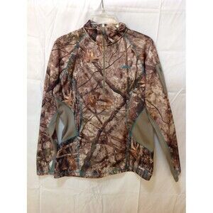 Cabela's Outfit Her Woodlands ZONZ Camo Womens Sz M Hunting Jacket